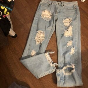 Brandy Melville small jeans. Ripped jeans